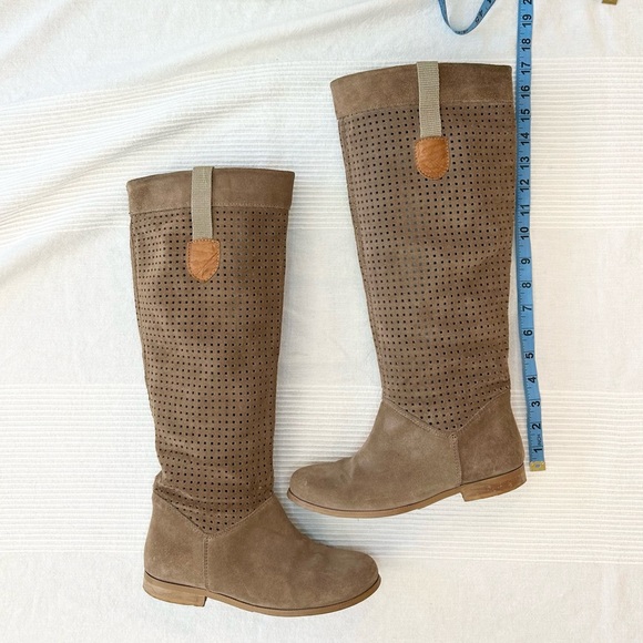 Suede Leather Riding Boots - Picture 8 of 15